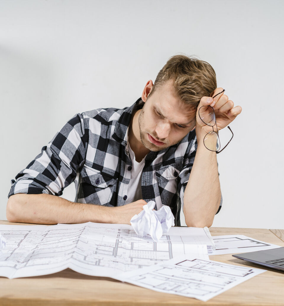 Depressief gefrustreerd