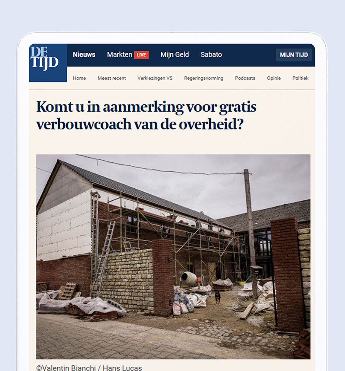 Tijd Verbouwcoach
