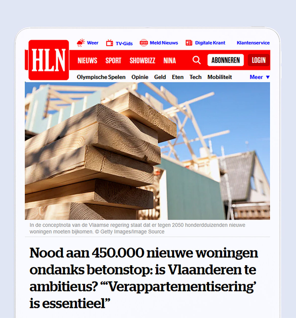 HLN extra woningen