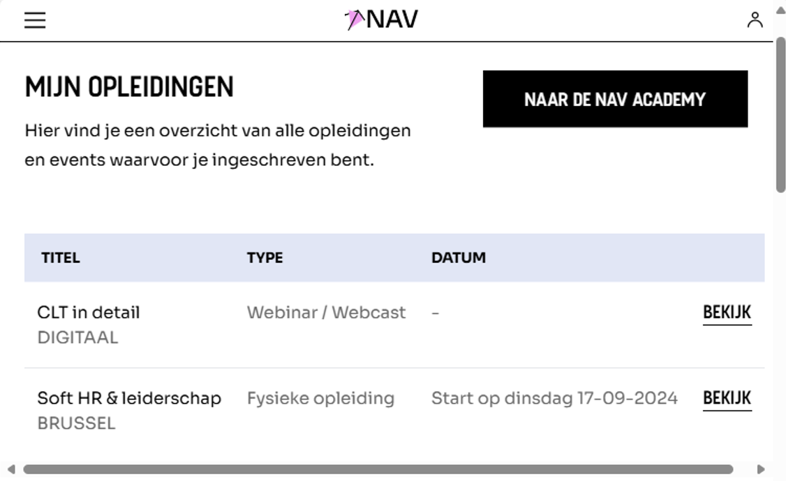 Mijn opleidingen